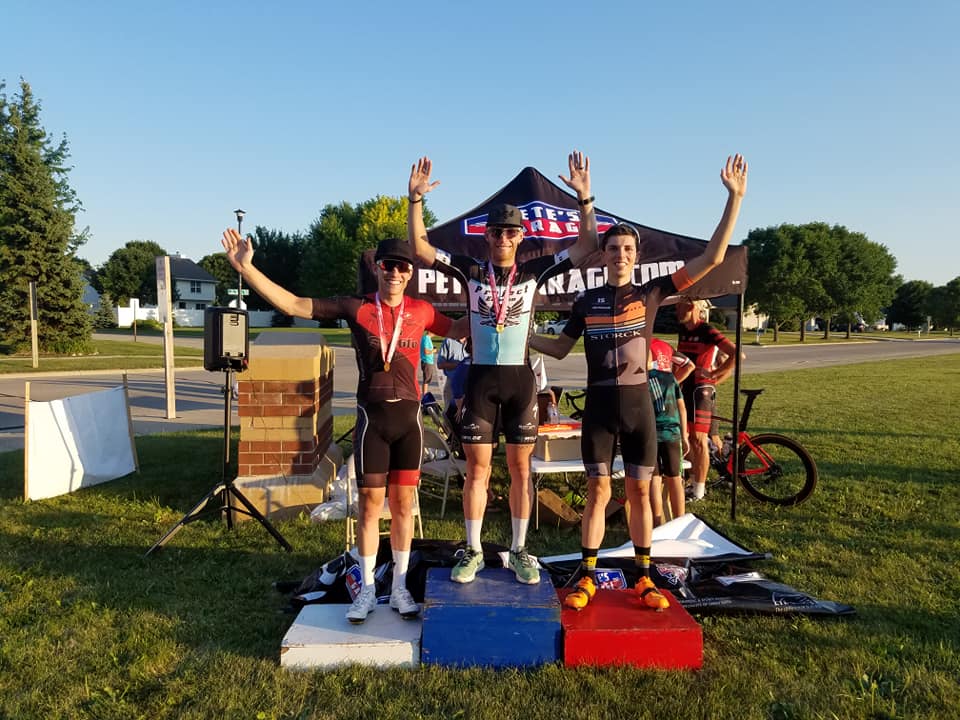 Brent Williams at the 2018 Wisconsin State Championship Road Race
